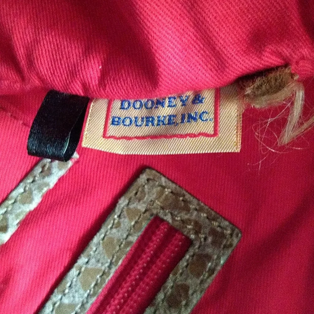 Dooney‎ & Bourke Logo Lock hobo sac shoulder bag purse